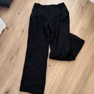 Banana Republic Black Wool-Blend Trousers
